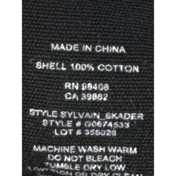 Theory Shirt Mens Dark Gray Plaid Sylvain Skader Dress Button Up Size XL - Picture 6 of 6